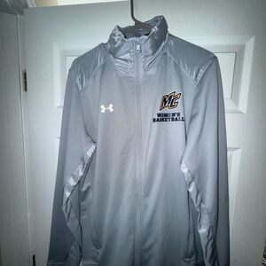 Under Armour Light Gray Athletic Jacket